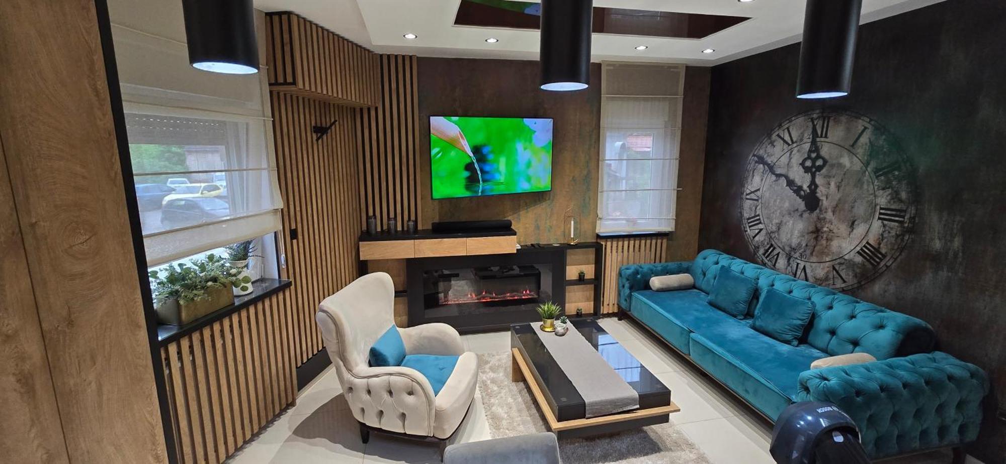 Ćuprija Design Apartment Platinium Spa Lux 5 Star "Havana" Completely Private Wellness & Spa Free Included Sauna & Jacuzzi & Salt Wall & Fire Place & 3D Ceilings & Business Wifi & Netflix & Keyless Code Entry & Full Smart App & Secure 2 Parking Place מראה חיצוני תמונה
